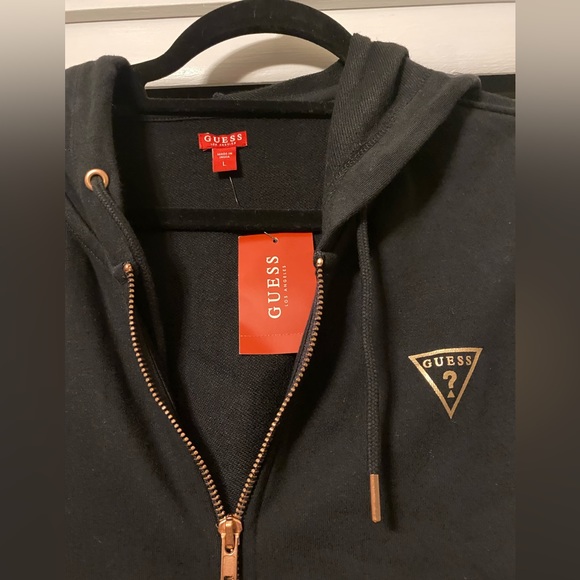 Guess Sequin Zip Up Hoodie - Picture 3 of 4